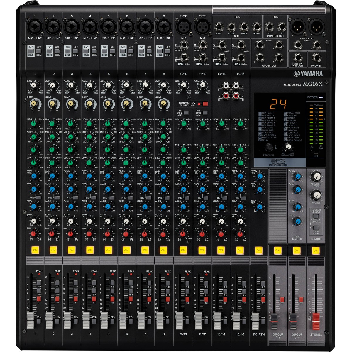 YAMAHA MGP16X\r
ミキサー ヤマハ \r
ミキシングコンソール Yamaha MGP16X 16-channel Mixer with USB and FX – Chicago