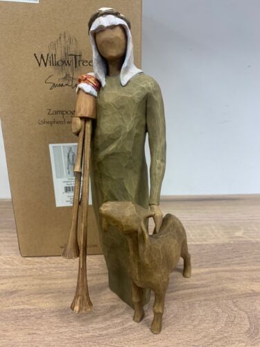 Willow Tree Shepherd with Bagpipe Zampognaro ornament for nativity set - Picture 1 of 12