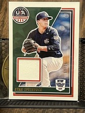 RYAN SPESHYOCK 2022 USA STARS & STRIPES GAME JERSEY ROOKIE PATCH RELIC GOLD /99!