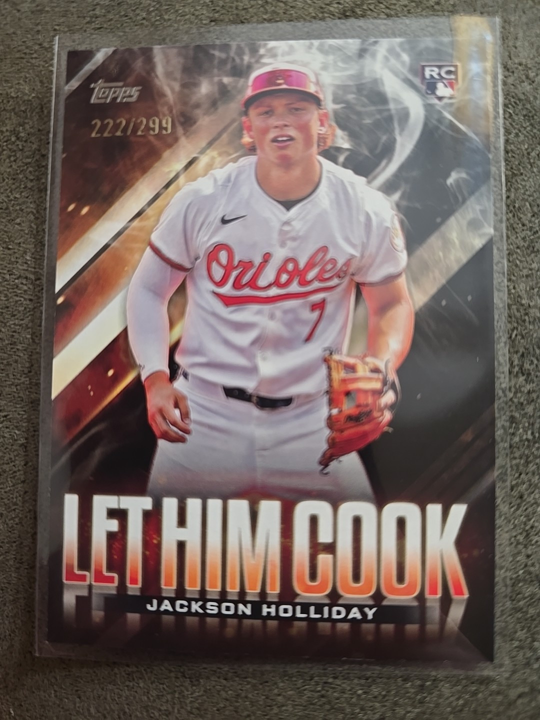 2024 Topps Update #LHC-25 Jackson Holliday Let Him Cook Black 222/299