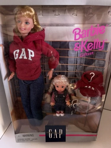 Vintage The Gap Barbie & Kelly Giftset Special Edition 1997 Mattel