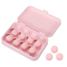 8 Pcs Duvet Cover Pins Clips to Hold Comforter Inside, Light Pink Mushroom