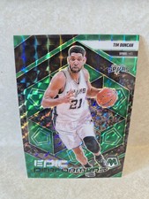Tim Duncan 2024-25 Mosaic Epic Performers Green Insert Spurs #19