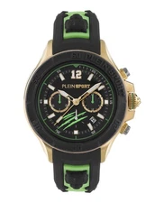 Plein Sport Mens  Gold 47.5mm Strap Fashion Watch