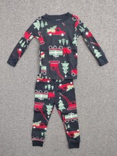 Child of Mine by Carter s Christmas truck Two Piece Pajamas Set 12M