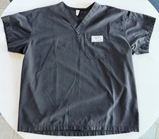 Aviator Mens Sz XL Black Scrubs Top.  High Quality Professional