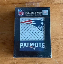 New England Patriots NFL Football Diamond Plate Playing Cards Full Deck Sealed