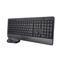 Trust Trezo Kabelloses Tastatur Maus Set Belgisches Azerty Layout