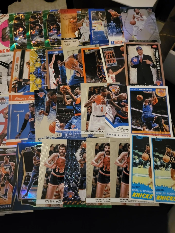 Огромный New York Knicks (98) баскетбольная карточка лот редкая! Джален Брансон и многое другое! - Изображение 3 из 4