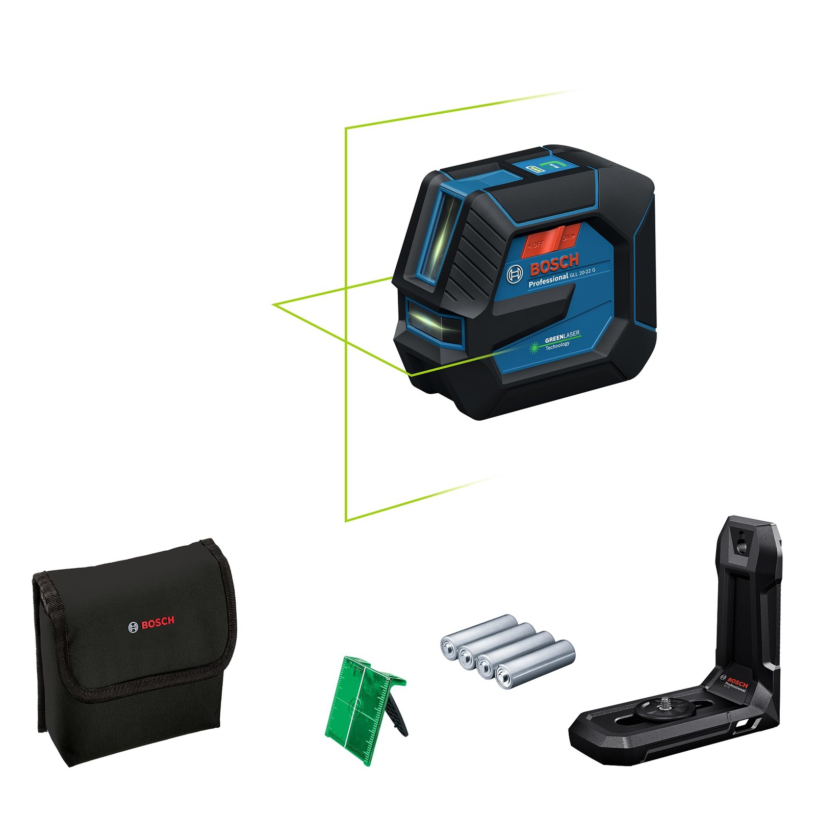 laser lignes GLL 20-22 G compact et support magnétique de précision