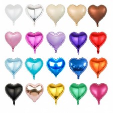 2Pcs 18" Foil Star Heart Round Balloons Wedding Party Festival Decor Baby Shower