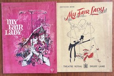 MY FAIR LADY Hardcover 1964 Movie Hard Cover Souvenir Book and 1958 Play Program