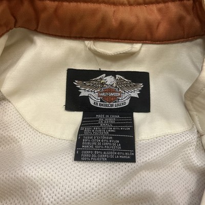 Harley-Davidson Women's Vintage Riding Jacket cream Size Small