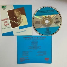 Champion Jack Dupree - Live at Burnley CD 1989 Blues JSP Records
