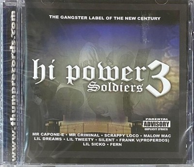 hi Power 3 Soldiers CD Chicano RAP CD