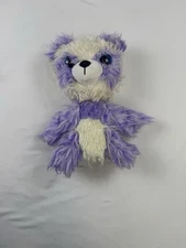 MOOSE TOYS 2019 Purple White Sparkle Scruff A Luvs PANDA Bear 9" Fuzzy Plush