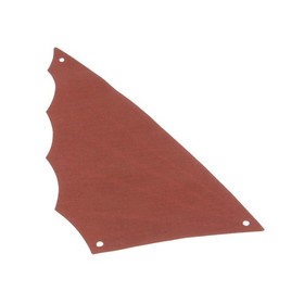 1x LEGO Fabric Sail 18x34 Braun Lord of the Rings Pirate 79008 6038368 14306