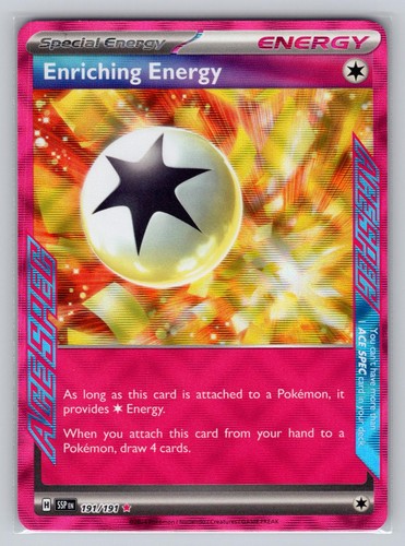 Pokemon Enriching Energy 191/191 Holo ACE SPEC Rare Surging Sparks NM