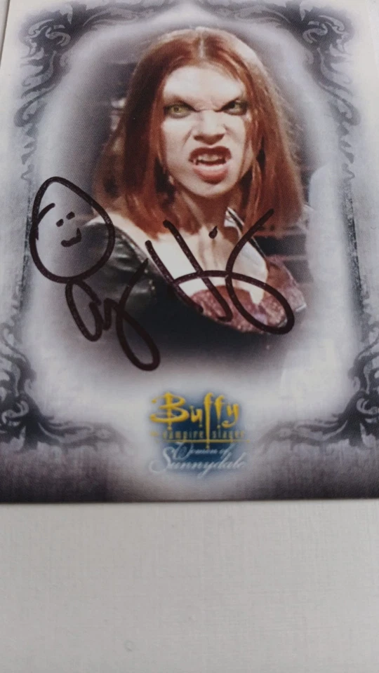 Tarjeta de colección/Buffy/firmada Alyson Hannigan Foto 2 de 3