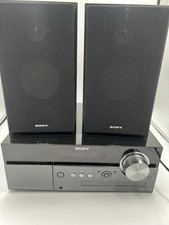 Sony CMT-MX500i Micro Hi-Fi Stereo System CD iPod Dock w/ Speakers Tested