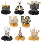 8 Pcs Birthday Decorations Party Centerpiece Centerpieces