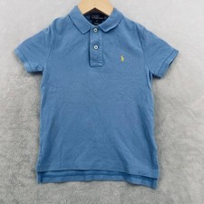 Kids Polo Ralph Lauren Blue Short Sleeve Polo Shirt Size S