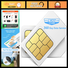 Data SIM Card for 360 Days - USA Nationwide Coverage for Unlocked Cameras IoT