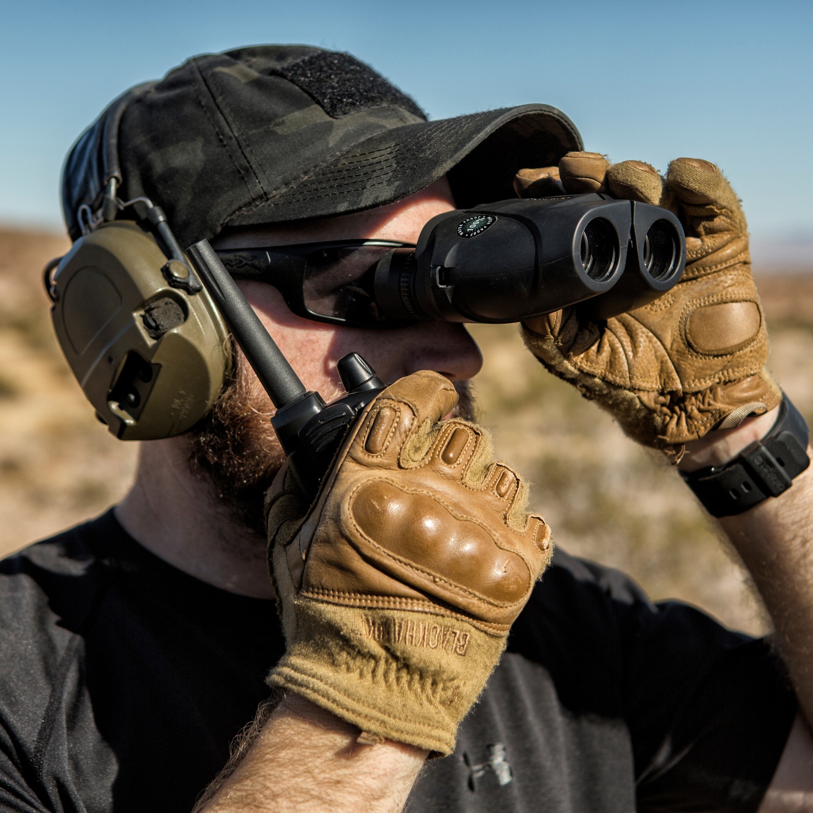 Midland GXT1000VP4 GMRS Walkie Talkie 2-Pack + Headsets and Charger