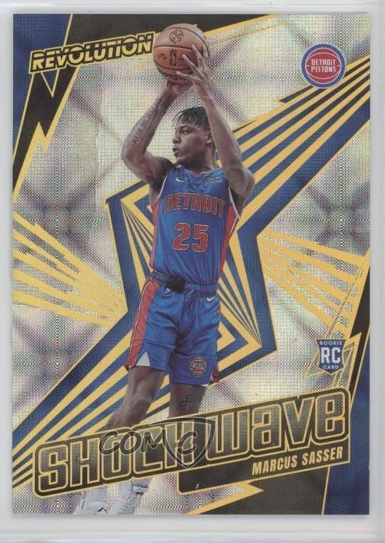 2023-24 Panini Revolution Shock Wave Galactic Marcus Sasser #18 15wb