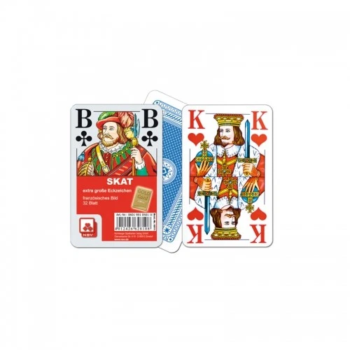 Jeu De Cartes Moderne Senioren Skat - Boîte Transparent - Photo 1/1