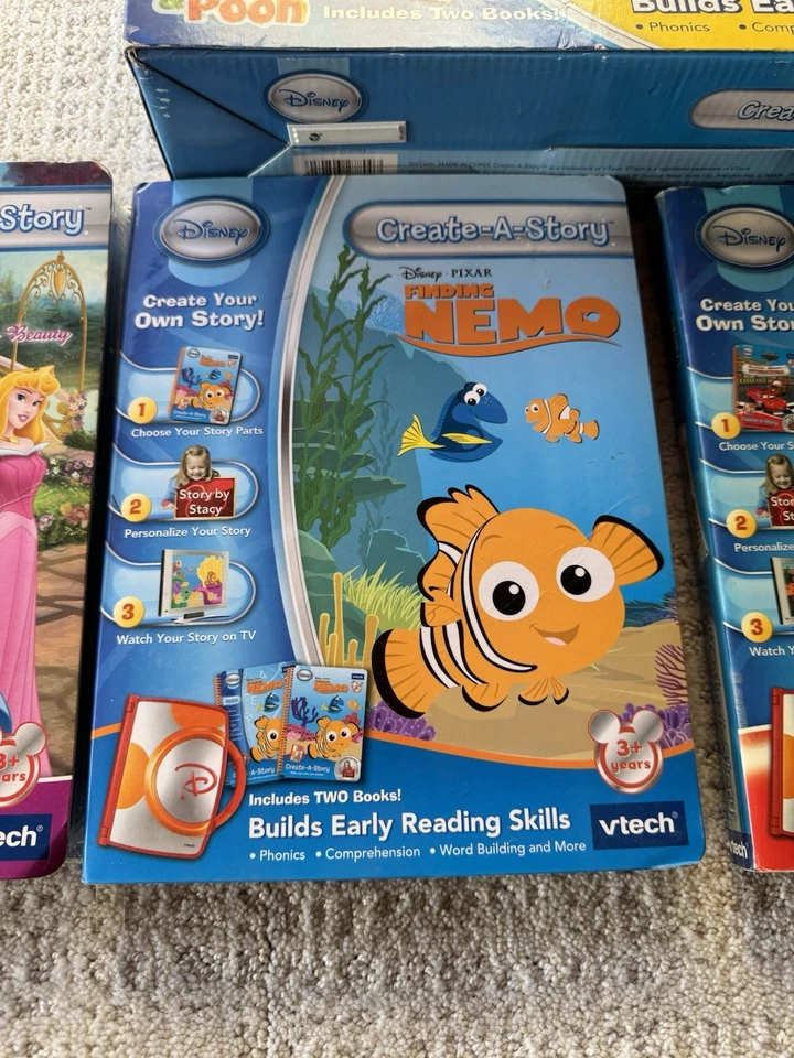 Disney Tigger and Pooh Vtech - Create-A-Story With 4 Games - Image 3 of 4