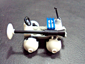 LEGO Space - Mars (7301/7309) -Rover.  Bricks, Minifig, Manual, no box. Free S/H