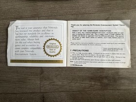 Tennis NES Game - Boxed Nintendo Tennis rare black box see photos 