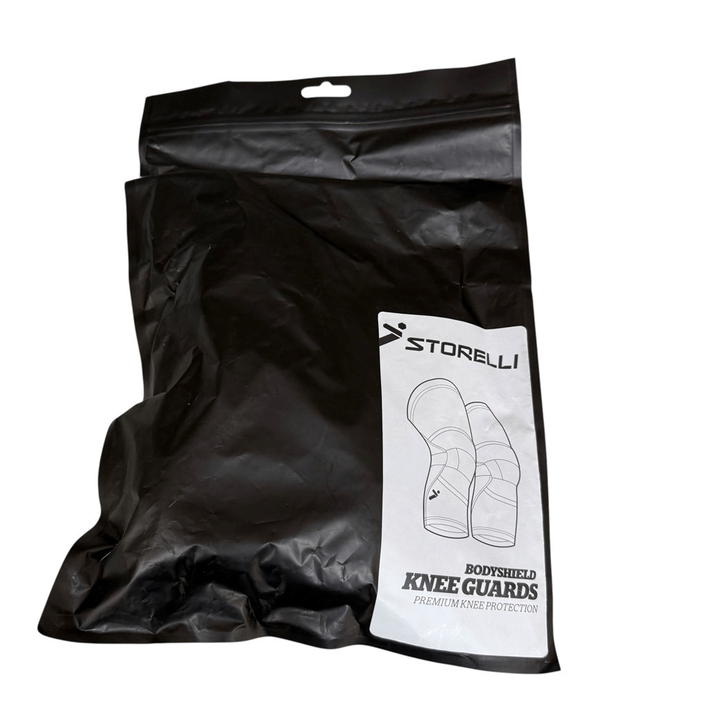 Storelli BodyShield Knee Guards, High-Impact Protection, Sweat-Wicking SZ M
