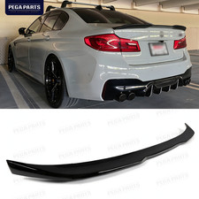 For 2017-2023 Bmw 5-series G30 530i 540i M550i V Style Gloss Black Trunk Spoiler