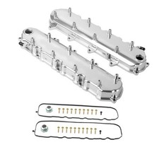 ed Cast Aluminum Tall Valve Covers with Coil Compatible GM LT 5.3 6.2 Polish