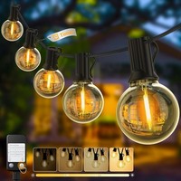Lichterkette AußEn 15M Led Dimmbar IP45 Wasserdicht FüR Garten Balkon