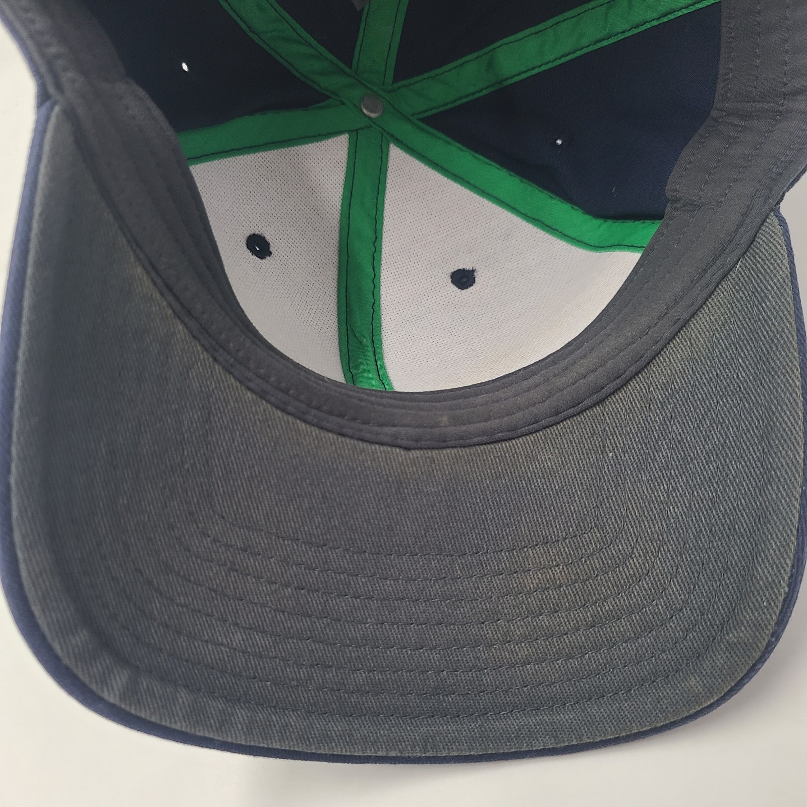 Nike Golf Hat Fitted Blue Green Distressed One Size Flex Cotton Blend Casual Men thumbnail 12