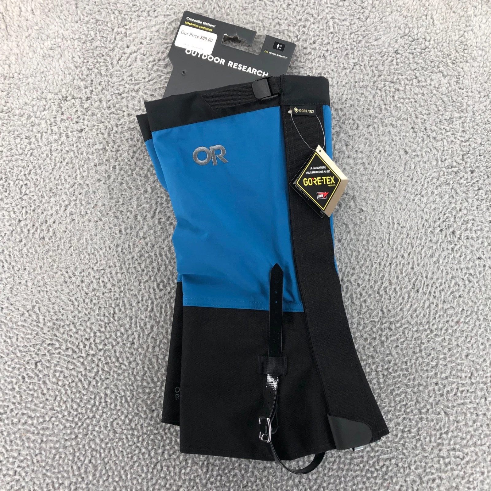 Outdoor Research Men's Size M Crocodile Gaiters Blue Black Gore Tex Outdoor
Opens in a new window or