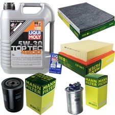 INSPEKTIONSKIT FILTER LIQUI MOLY ÖL 5L 5W-30 für VW Golf III 1H1 1.9 TDGTD