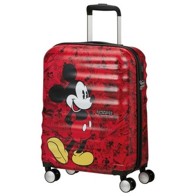 American Tourister Reisekoffer Wavebreaker Disney Spin.55 Mickey Com.Red FL 6976