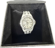 Bulova Marine Star 98P172 Women's White Ceramic Stainless Diamond Watch 37mm