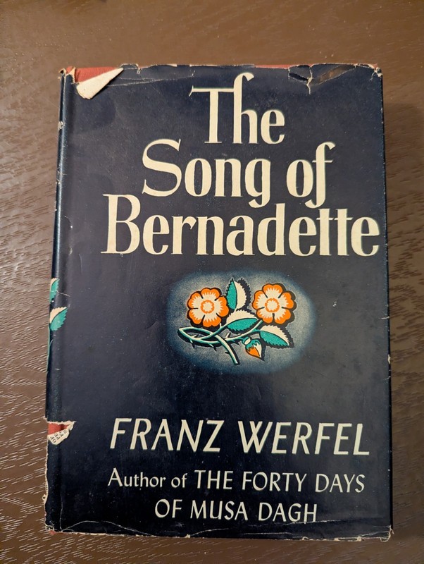 The Song Of Bernadette Rare Author Franz Werfel Signed high end 