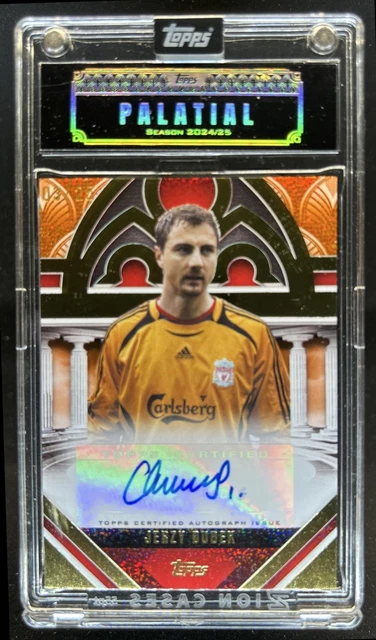2024-25 Topps Palatial Liverpool FC Jerzy Dudek Orange Auto Autograph #3/25