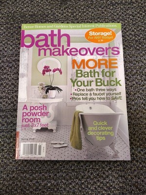 Better Homes And Gardens Bath Makeovers Spring 2009 More Bath For Your Buck