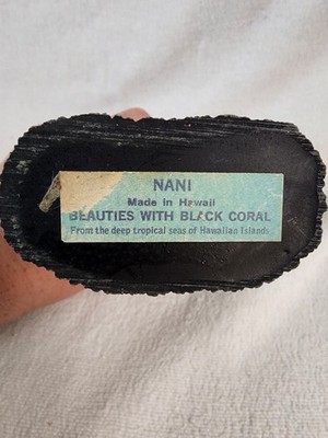 NANI Beauties with Black Coral Sculpture by Frank Schirman 1967