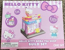 NIB Sanrio Hello Kitty Boba Tea Shop Build Set 158 Pieces FREE SHIPPING