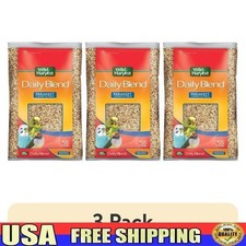 Daily Blend Nutrition Bird Food Parakeets Canaries Finches 10lbs 3 Pack New