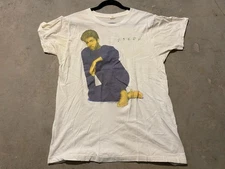 RARE 80s Vintage 1988 George Michael Faith Tour Music T shirt Size L Tee