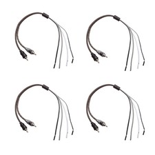 4 each Rockford Fosgate RFI2SW High to Low Level Male RCA Converter Adapters